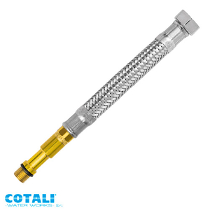 Шланг для смесителя Cotali M10х1/2" 1.0 м PN10 длинная игла (0308010012)