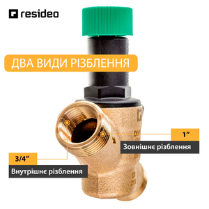 Редуктор тиску Resideo Braukmann D04FM-3/4A PN16 1,5-6,0 бар (Honeywell D04FM-3/4A)