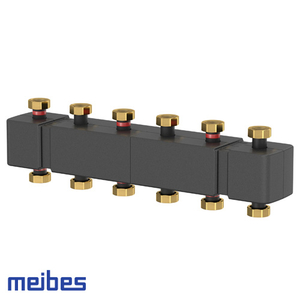 Распределительный коллектор Meibes на 5 контуров, в изоляции (M66301.930)