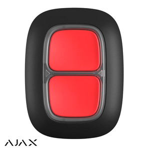 Ajax DoubleButton Jeweller Бездротова кнопка тривоги | чорна (23002.79.BL1)