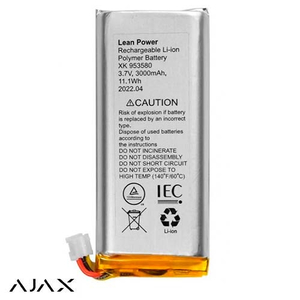 Ajax Аккумулятор 3,7V | 3000mAh | 11.1Wh | XK-953580 | для Hub2 Plus/Rex2 (27858.87.NC)