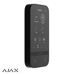 Ajax KeyPad TouchScreen Jeweller Бездротова клавіатура із сенсорним дисплеєм | чорна (58454.148.BL1)