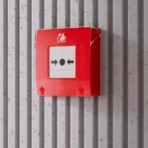 Ajax ManualCallPoint Jeweller Бездротова програмована кнопка пожежної тривоги | червона (60815.171.NC1)