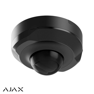 Ajax DomeCam Mini IP-відеокамера 8 МП | 4 мм | провідна | чорна (76025.214.BL1)