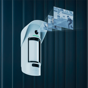 Ajax MotionCam Outdoor HighMount (PhOD) Jeweller Бездротовий датчик руху | ІЧ з фотоверифікацією тривог | білий (99164.282.WH1)