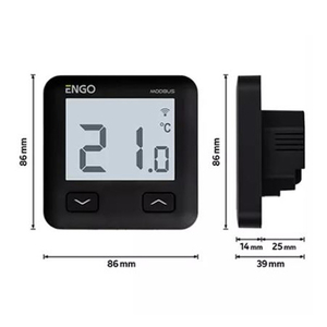Інтернет-термостат ENGO E10-MBUSB Modbus + Wi-Fi | 230В | чорний (932332943)