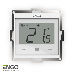 Фото Терморегулятор теплої підлоги ENGO E55-W Wi-Fi | білий (932312952)
