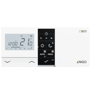 Програматор температури дротовий ENGO E901 | білий (932322911)