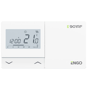 Бездротовий програматор температури ENGO E901-RF | білий (932322612)