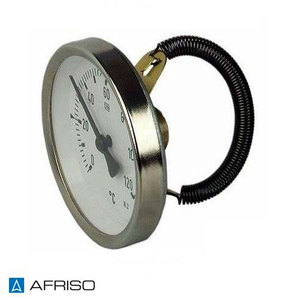 Термометр AFRISO тип ATh 63F AX | до 120°C | к.т. 2,0 | пружинное крепление (63822)