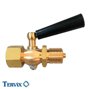 Триходовий запірний кран для манометра Tervix Pro Line M1 Valve 1/2"х1/2" PN 16 (333212)
