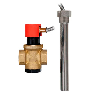 Клапан защиты от перегрева Afriso TAS 03 3/4" | капилляр 1,3 м | для твердотопливных котлов (4241500)