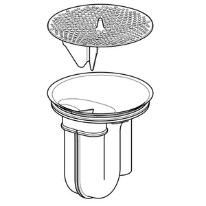 Сифон для писсуара с функцией всасывания Geberit заменяется сверху (243.312.00.1)