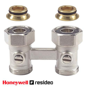 Вузол нижнього підключення прямий Resideo Verafix-VKЕ 1/2" x 3/4" (Honeywell V2496DY015)