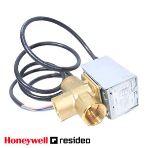 Зонный трехходовой клапан Resideo V4044F1034/U DN25 1" с электроприводом 230В (Honeywell V4044F1034/U)