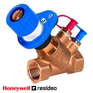 Балансировочный клапан Resideo Kombi-2-plus DN 65 2 1/2" с измерительными ниппелями (Honeywell V5032Y0065B)