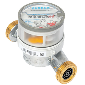 Счетчик горячей воды Zenner ETWD-N Qn 4,0 Ду20 L=130 мм (сухоход)