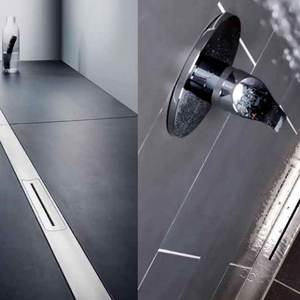 Решітка HL053P.2/200 InFloor Duo | 200 см | нержавіюча сталь | полірована