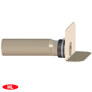 Парапетная воронка HL68F.0/110 с фланцем и отводящей трубой из ПП DN110