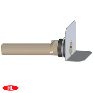Парапетная воронка HL68P.0/75 с фланцем и отводящей трубой DN75