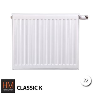 Сталевий радіатор HM Heizkoerper Classic K 22 300x1000 бічне підключення (32-301022)