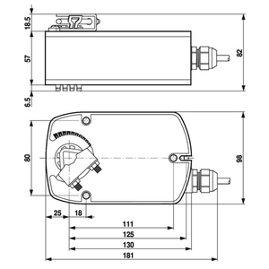 Belimo LF24-MFT2 Електропривод повітряної заслонки