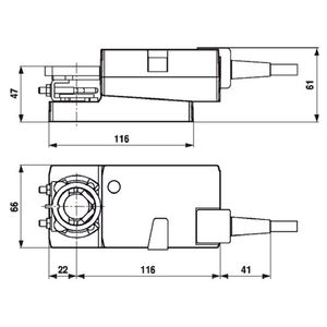 Belimo LM24A-MP Електропривод повітряної заслонки