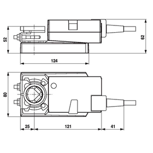 Belimo NM24A-MP Електропривод повітряної заслонки