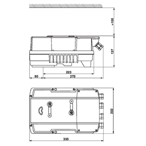 Belimo PMCA-S2-T Електропривод повітряної заслонки (24-240В, IP66/67)