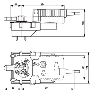 Belimo GRK24A-5 Электропривод для заслонок "баттерфляй"