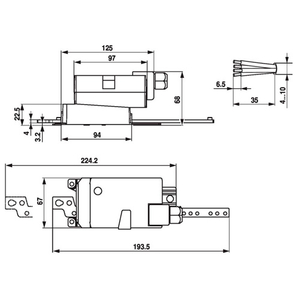 Belimo LH24A-MP60-TP Електропривод лінійної дії (хід 0-60 мм)
