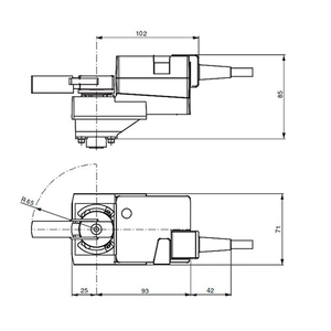 Belimo LR230AX-TP LRA-T60 0TP 005 Електропривод кульового клапана