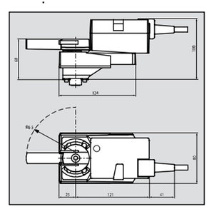Belimo LRQ24A-SR Електропривод кульового клапана