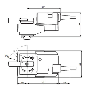Belimo NR230AX NRA-060 001 004 Електропривод кульового клапана