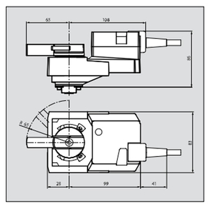 Belimo NRC24A-SR Електропривод кульового клапана