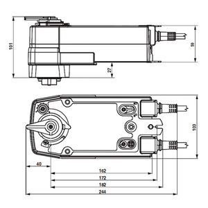 Belimo SRFA Електропривод кульового клапана
