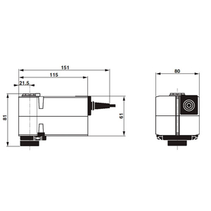 Belimo TRF24-SR Електропривод кульового клапана