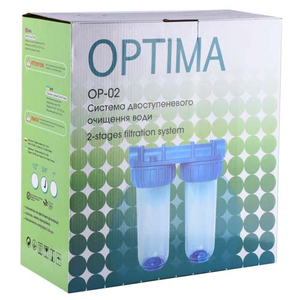 Система 2-х ступенчатой очистки Optima OP-02, 1/2″ (000017190)