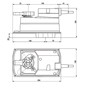 Belimo DRK24A-7 Электропривод для заслонок "баттерфляй"