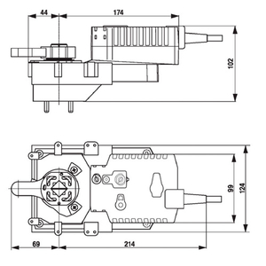 Belimo GRK24A-SR-5 Электропривод для заслонок "баттерфляй"