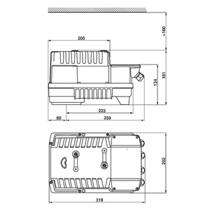 Belimo PRCA-BAC-S2-T Электропривод для заслонок "баттерфляй"