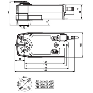 Belimo SRFA-S2-R+ZSFV-09 Електропривод кульового клапана