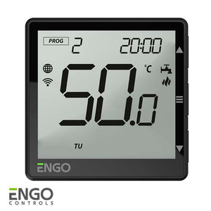 Таймер ENGO EHW-B для ГВП чорний (932312906)