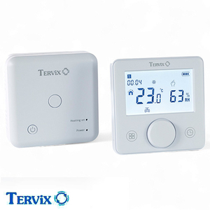 Беспроводной комнатный термостат с WiFi управлением Tervix Pro Line | для газового и электрического котла | сухой контакт (118231)