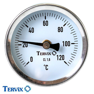 Термометр Tervix Pro Line тип BiTh 100 AX 1/2" | 120°C | к.т. 1,6 | гильза 50мм (356925)