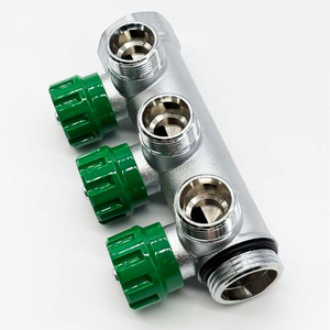 Колектор розподільчий General Fittings FLEXUS 90 | 3 виходи | 1"x3/4" (6300R8C1005V3A)