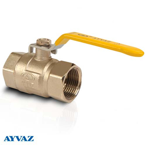 Фото Кран шаровой латунный для газа Ayvaz DK-107 BН 1", Pn16, 120°C (708143220030)