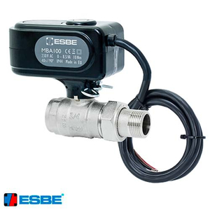 Кран шаровый с электроприводом ESBE MBA124 230В | 1 1/4" | kvs 100 | ВН (43100600)