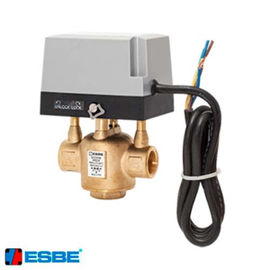 Трехходовой отводной клапан с электроприводом ESBE ZRS234 Rp 1/2" | DN 15 | ВР | Kvs 3,2 (43123100)