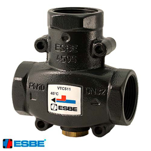 Термостатический смесительный клапан ESBE VTC511 | ВР | Rp 1 1/4 | 60°C (51020800)